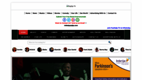 What Popnaija.net website looked like in 2021 (3 years ago)