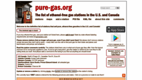 What Pure-gas.org website looked like in 2021 (3 years ago)