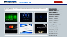 What Ppttemplate.net website looked like in 2021 (3 years ago)