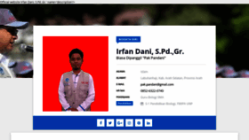 What Pandani.web.id website looked like in 2021 (3 years ago)
