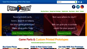 What Printplaygames.com website looked like in 2021 (3 years ago)
