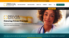 What Priviamedicalgroup.com website looked like in 2021 (3 years ago)