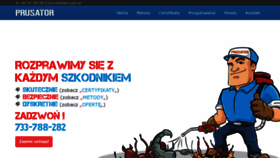 What Prusator.pl website looked like in 2021 (5 years ago)
