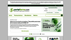 What Portalfarma.com website looked like in 2021 (3 years ago)