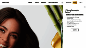 What Pantene.cl website looked like in 2021 (3 years ago)