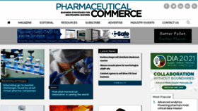 What Pharmaceuticalcommerce.com website looked like in 2021 (3 years ago)