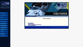 What Perolehan.utem.edu.my website looked like in 2021 (3 years ago)