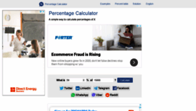 What Percent-calc.com website looked like in 2021 (3 years ago)