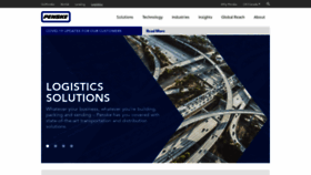 What Penskelogistics.com website looked like in 2021 (3 years ago)