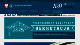 What Put.poznan.pl website looked like in 2021 (3 years ago)