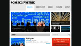 What Poreskisavetnikkv.rs website looked like in 2021 (3 years ago)