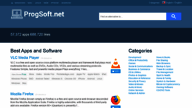 What Progsoft.net website looked like in 2021 (4 years ago)