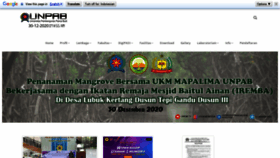 What Pancabudi.ac.id website looked like in 2021 (3 years ago)