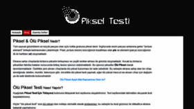 What Pikseltesti.com website looked like in 2021 (3 years ago)