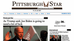 What Pittsburghstar.com website looked like in 2021 (3 years ago)