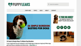 What Puppyleaks.com website looked like in 2021 (3 years ago)