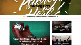 What Psikologihore.com website looked like in 2021 (3 years ago)
