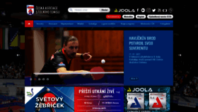 What Ping-pong.cz website looked like in 2021 (3 years ago)