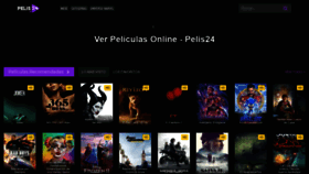 What Pelis24.blog website looked like in 2021 (3 years ago)