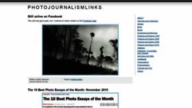 What Photojournalismlinks.com website looked like in 2021 (3 years ago)