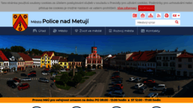 What Policenm.cz website looked like in 2021 (3 years ago)