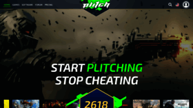 What Plitch.com website looked like in 2021 (4 years ago)