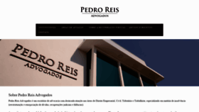 What Pedroreisadvogados.com.br website looked like in 2021 (3 years ago)
