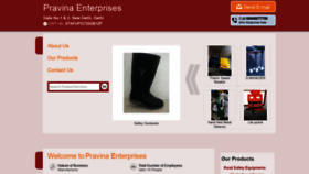 What Pravinasafetyequipment.com website looked like in 2021 (3 years ago)