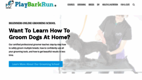 What Playbarkrun.com website looked like in 2021 (3 years ago)