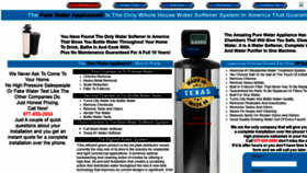 What Purewaterappliance.com website looked like in 2021 (3 years ago)