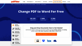 What Pdf-to-word.pdffiller.com website looked like in 2021 (3 years ago)