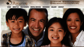 What Peregrinefamilydentistry.com website looked like in 2021 (3 years ago)