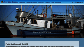 What Pacificboatbrokers.com website looked like in 2021 (3 years ago)