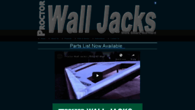 What Proctorwalljacks.com website looked like in 2021 (3 years ago)