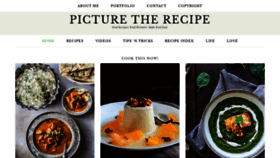 What Picturetherecipe.com website looked like in 2021 (3 years ago)