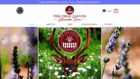 What Pinelavenderfarm.com website looked like in 2021 (3 years ago)
