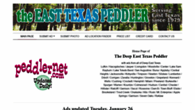 What Peddlernet.com website looked like in 2021 (3 years ago)