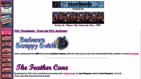 What Polymerclaycentral.com website looked like in 2021 (3 years ago)