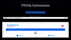 What Psvitasaves.xyz website looked like in 2021 (3 years ago)