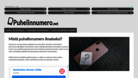 What Puhelinnumero.net website looked like in 2021 (3 years ago)