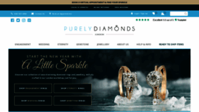 What Purelydiamonds.co.uk website looked like in 2021 (3 years ago)