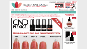 What Premiernailsource.com website looked like in 2021 (3 years ago)