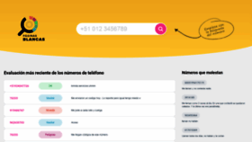What Paginas-blancas.pe website looked like in 2021 (3 years ago)
