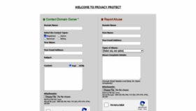 What Privacyprotect.org website looked like in 2021 (3 years ago)