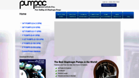 What Pumpac.com website looked like in 2021 (3 years ago)