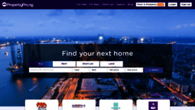 What Propertypro.ng website looked like in 2021 (3 years ago)