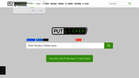 What Putlocker.vip website looked like in 2021 (3 years ago)