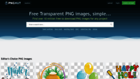 What Pnghut.com website looked like in 2021 (3 years ago)
