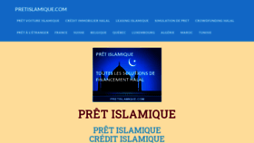What Pretislamique.com website looked like in 2021 (3 years ago)