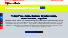 What Poweredindia.com website looked like in 2021 (3 years ago)